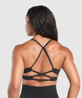 Gymshark Cross Back Bra - Black