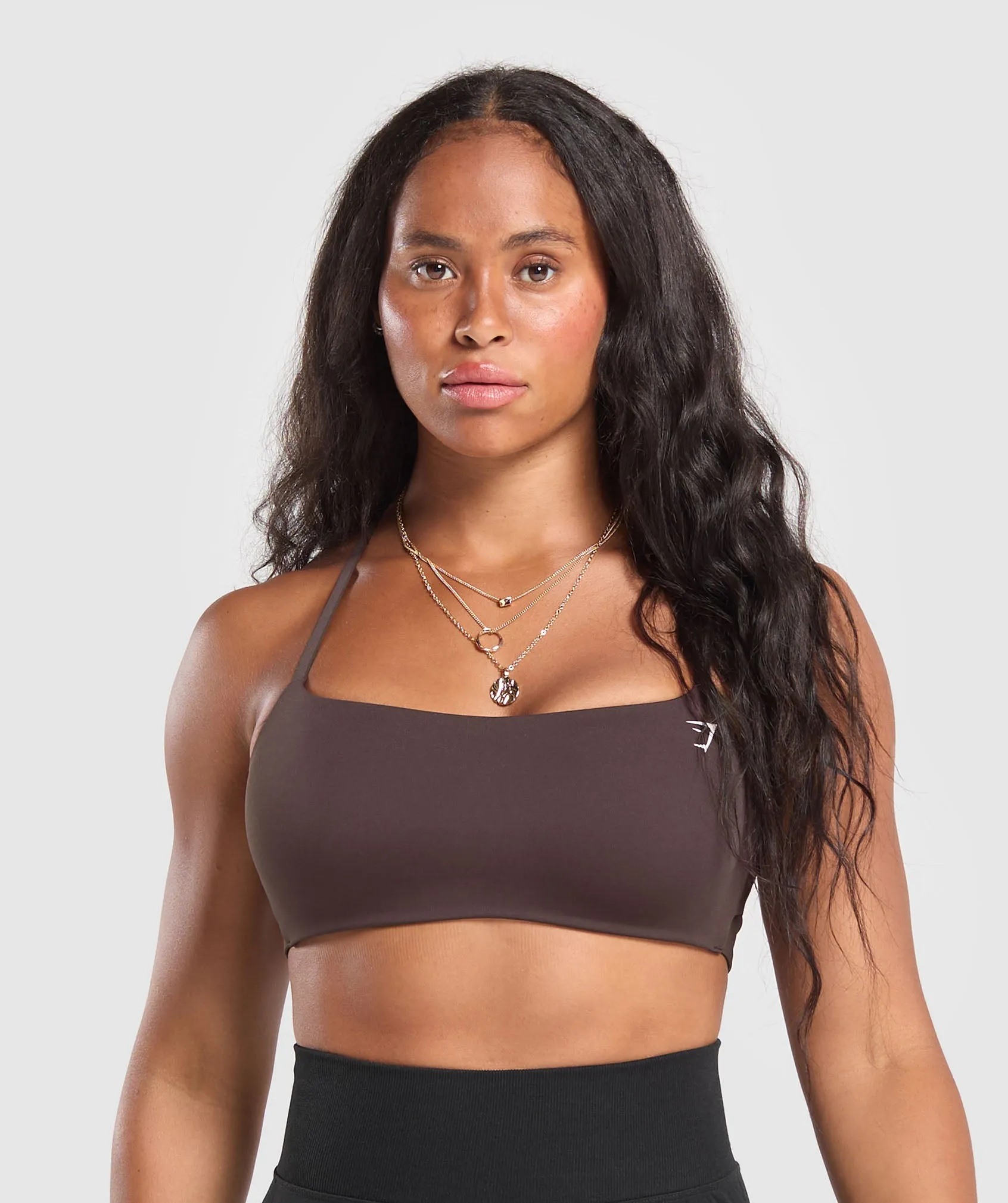 Gymshark Cross Back Bra - Heritage Brown