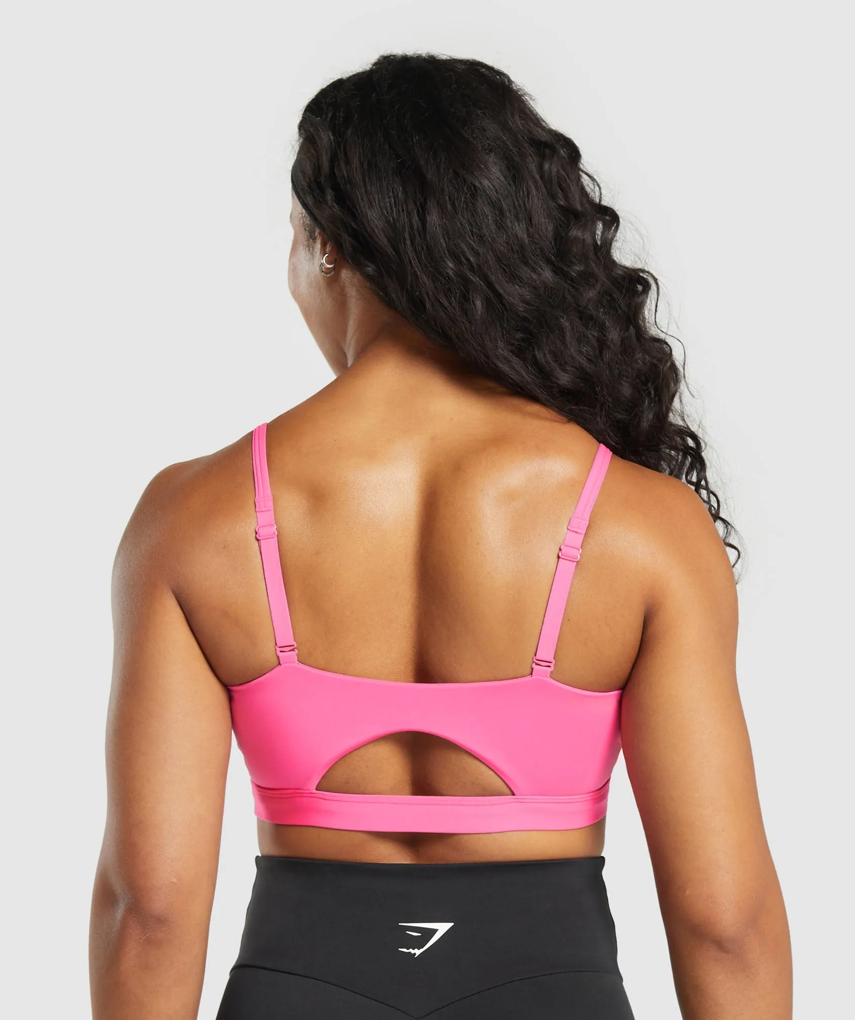 Gymshark Cut Out Bandeau - Physical Pink