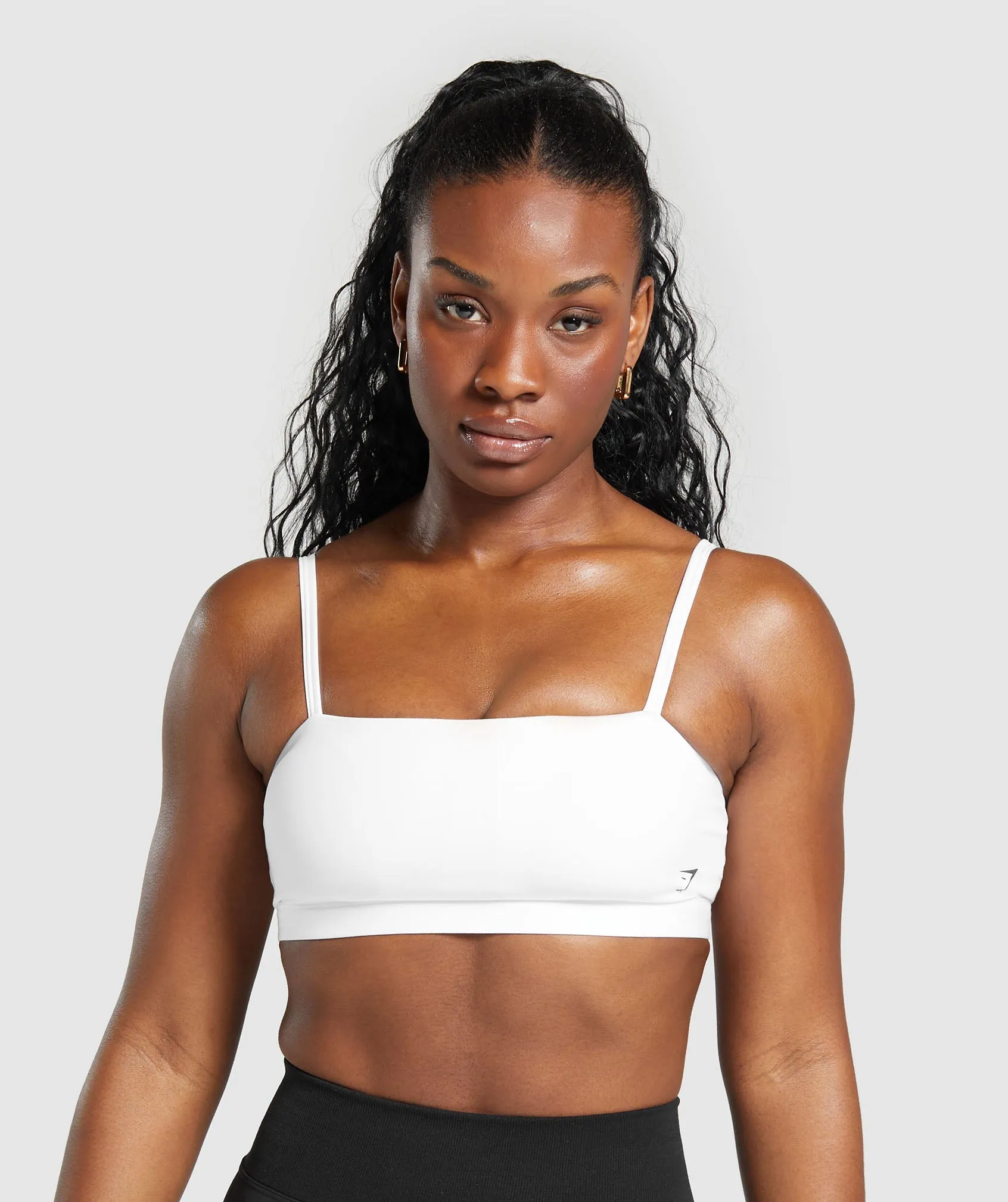 Gymshark Cut Out Bandeau - White