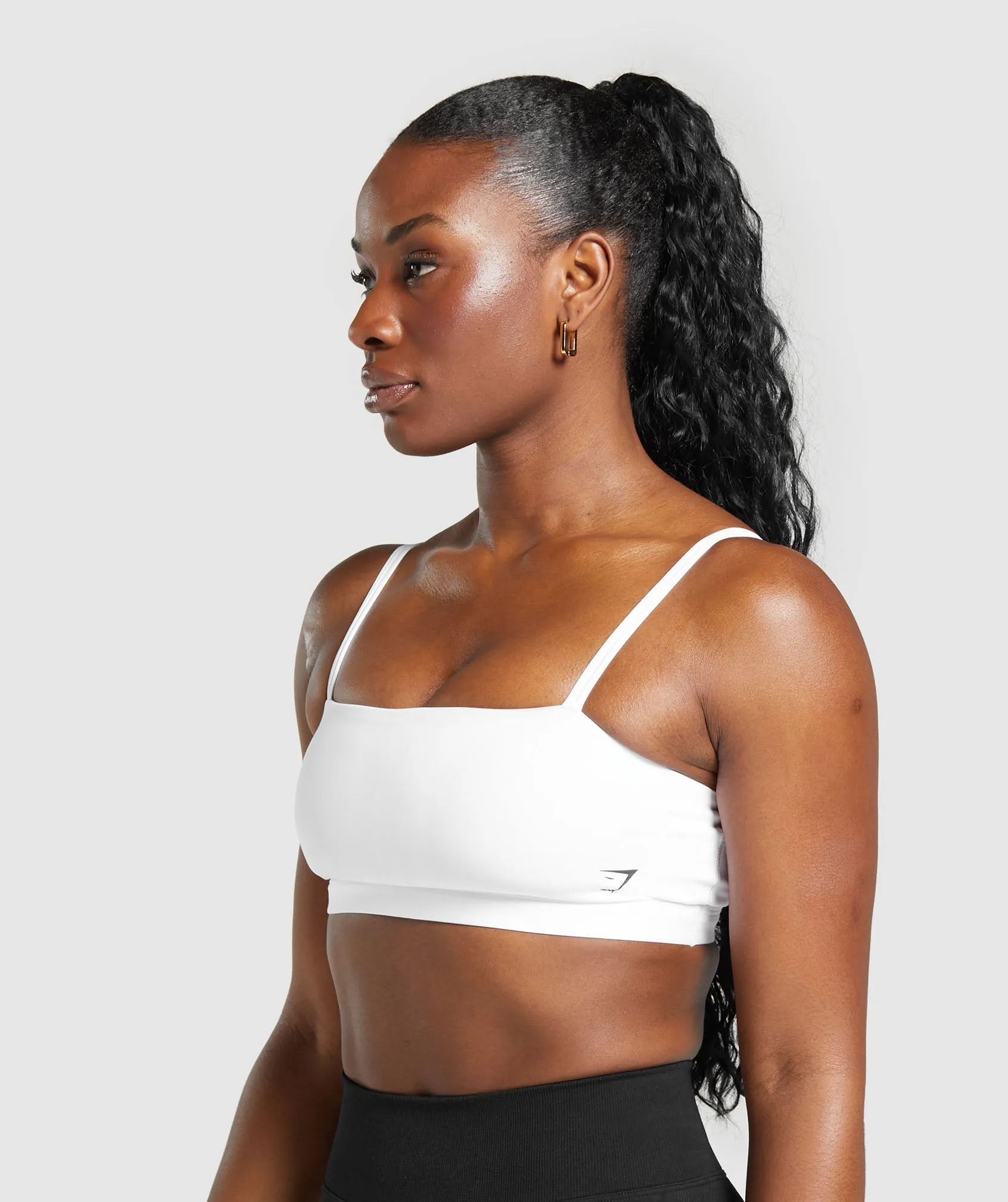 Gymshark Cut Out Bandeau - White