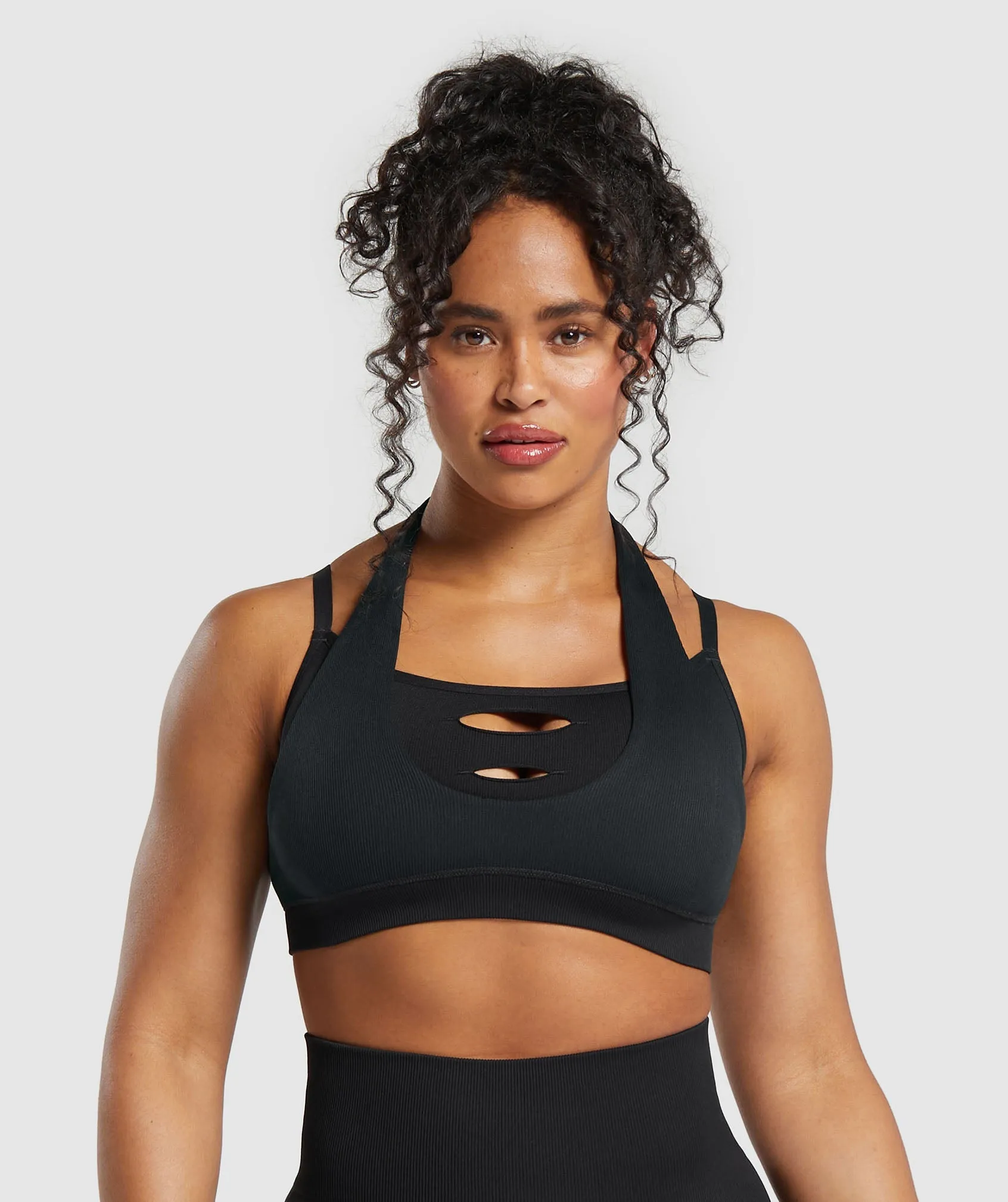 Gymshark Gains Seamless Bralette - Black