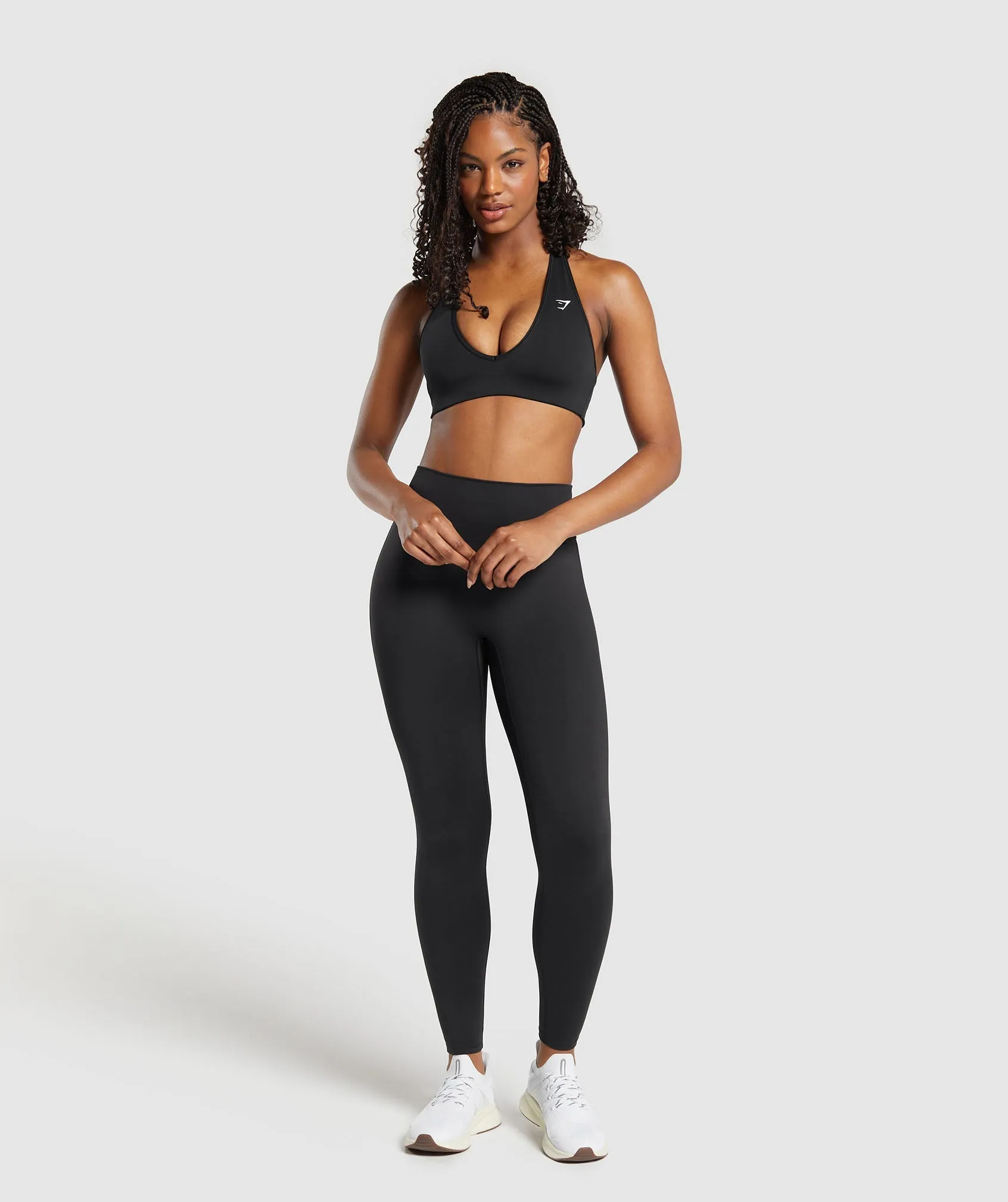 Gymshark Halterneck Sports Bra - Black