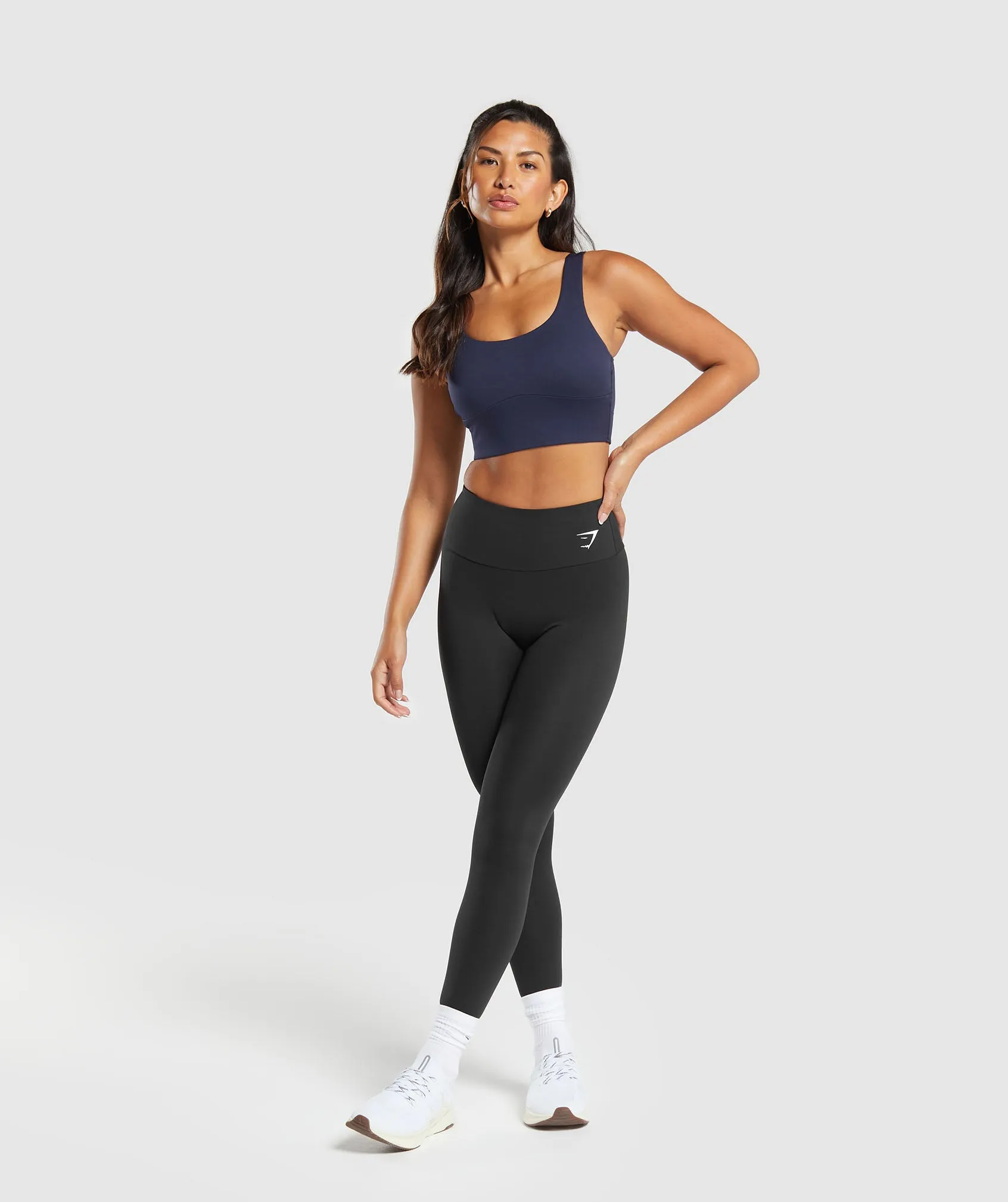 Gymshark Longline Sports Bra - Heavy Blue