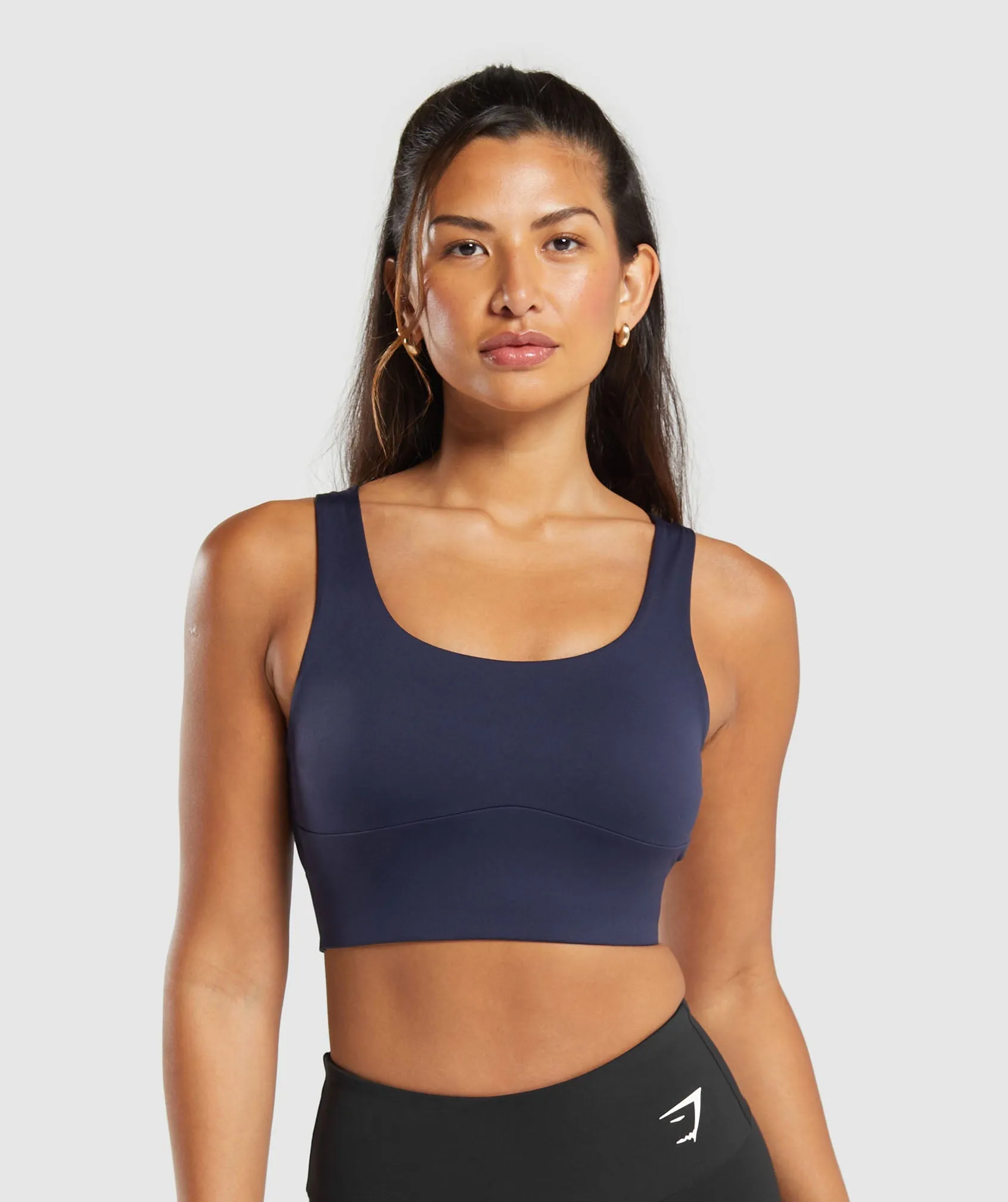 Gymshark Longline Sports Bra - Heavy Blue