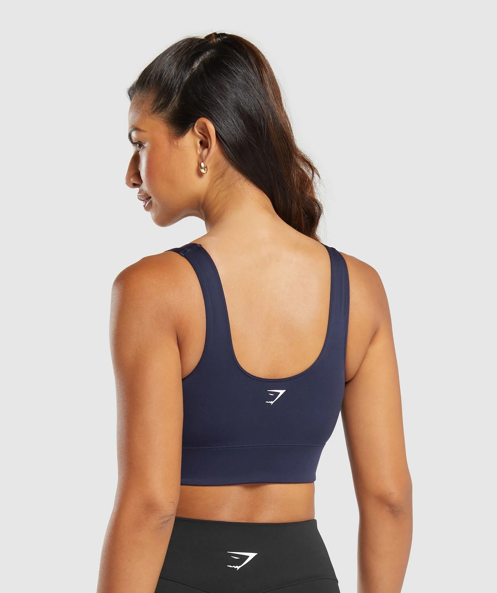 Gymshark Longline Sports Bra - Heavy Blue