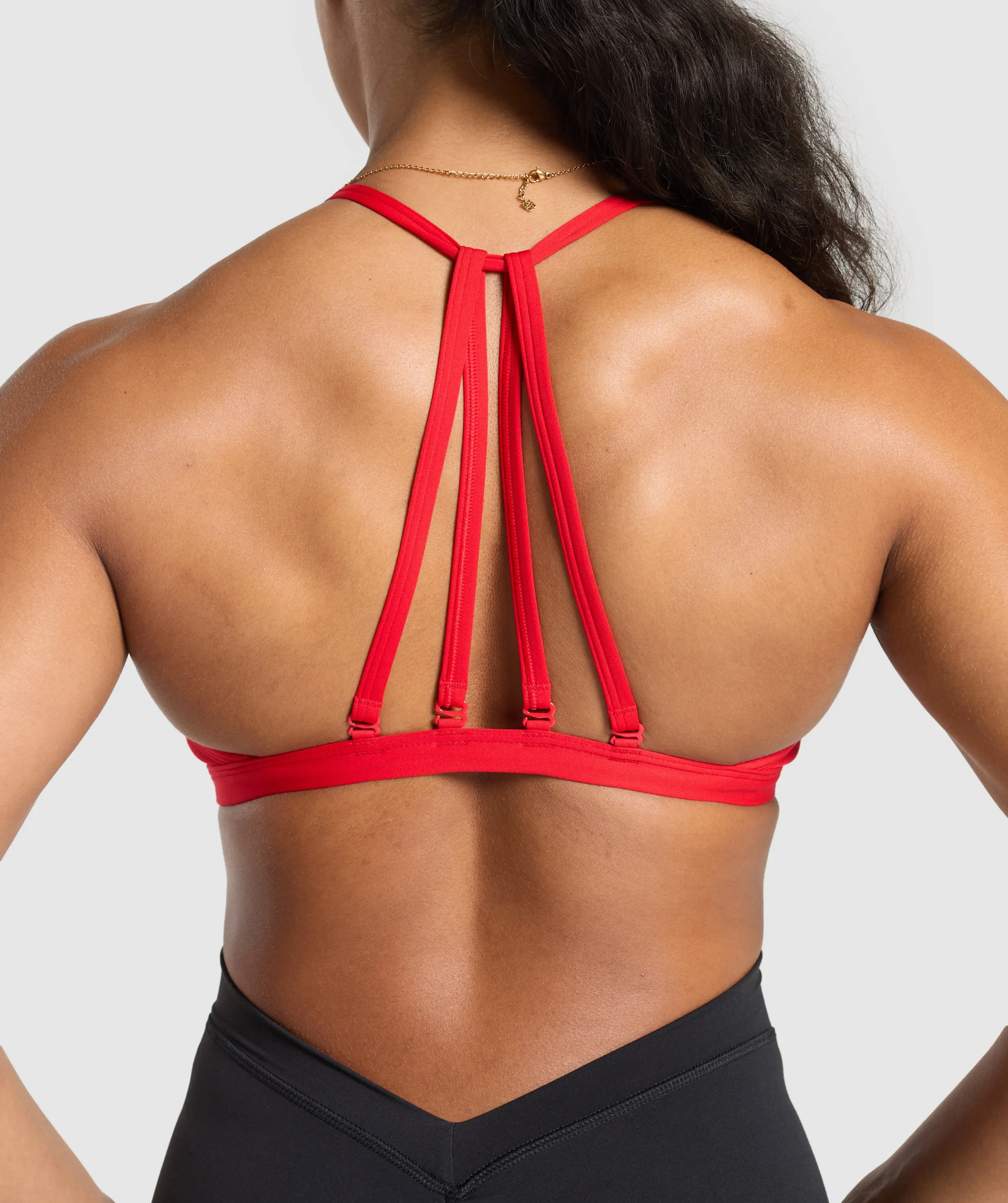 Gymshark Minimal Sports Bra - Reps Red