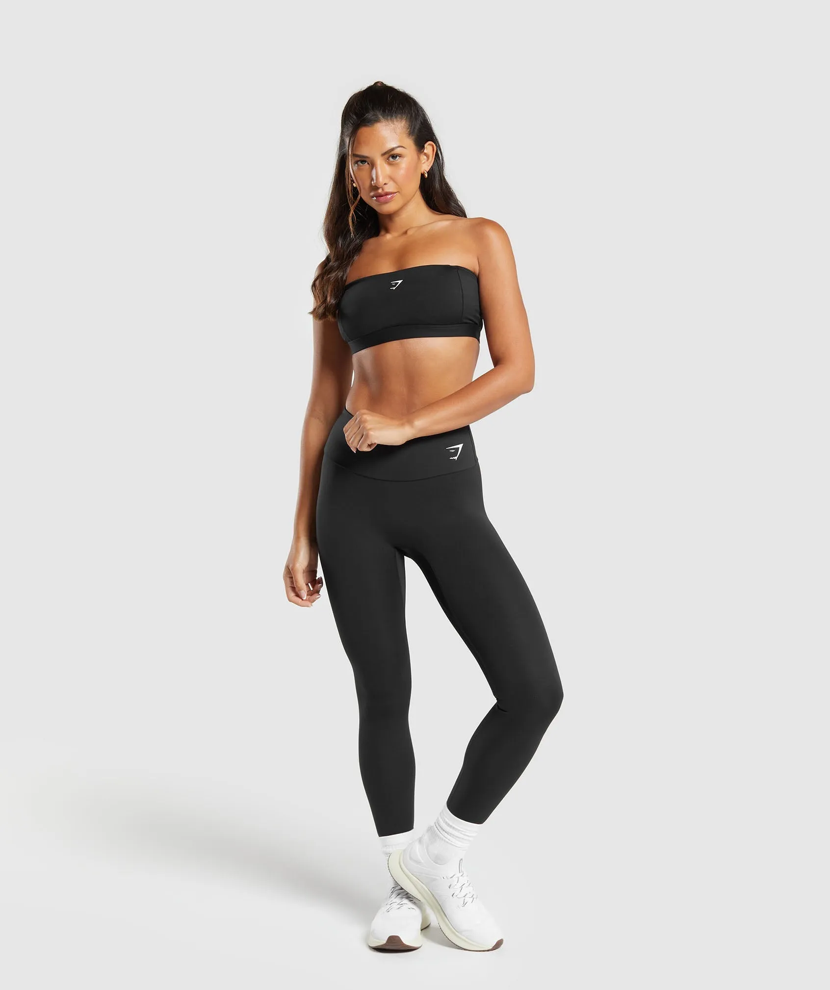 Gymshark Multi Way Strap Bandeau Bra - Black