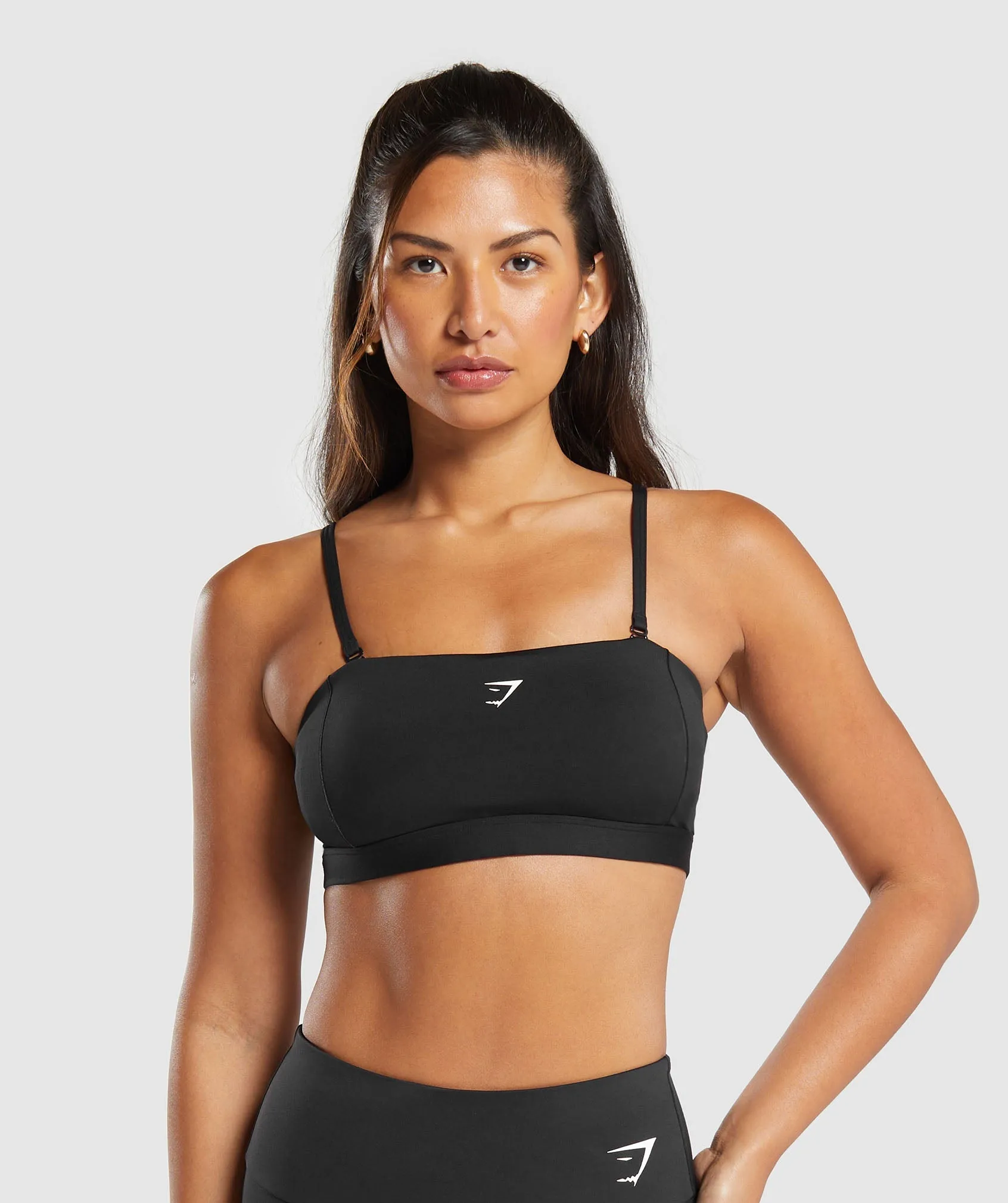 Gymshark Multi Way Strap Bandeau Bra - Black