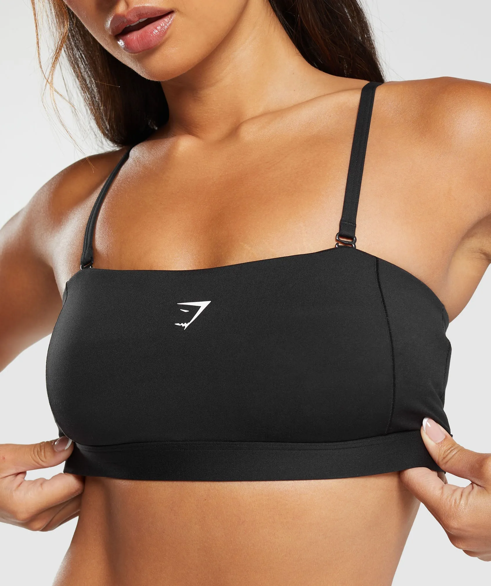 Gymshark Multi Way Strap Bandeau Bra - Black