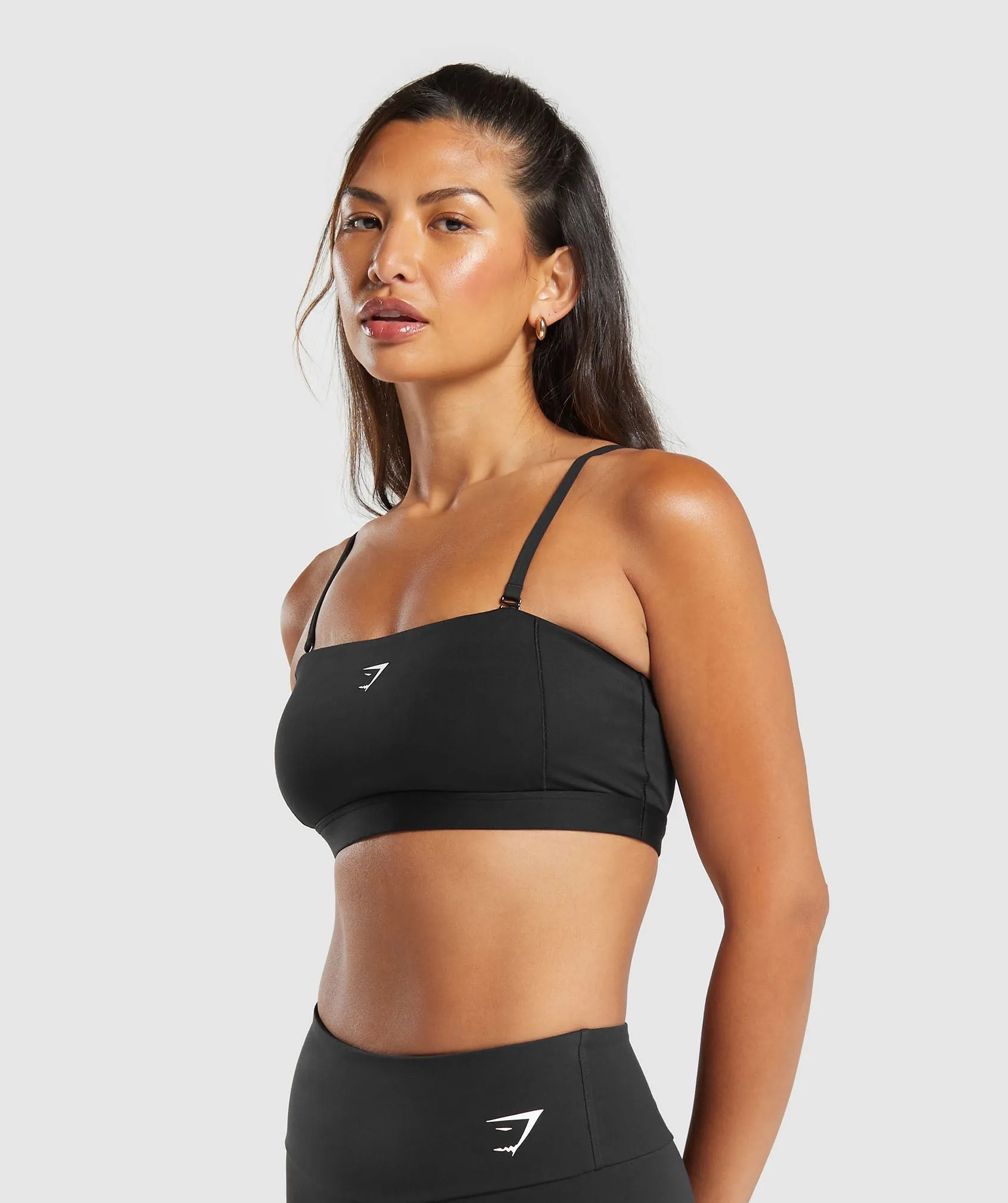 Gymshark Multi Way Strap Bandeau Bra - Black