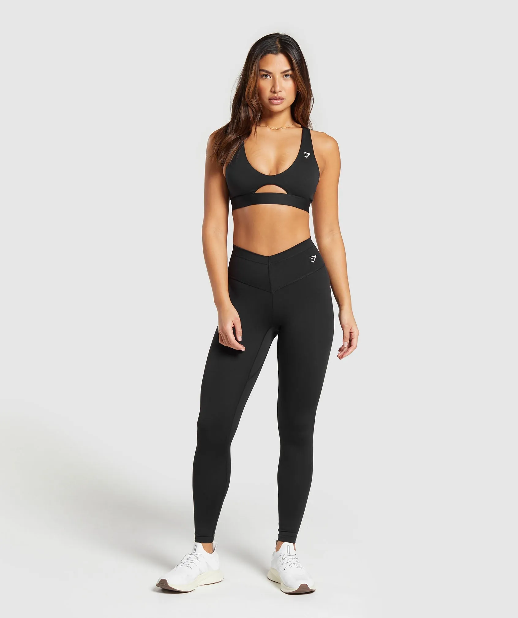 Gymshark Peek A Boo Sports Bra - Black