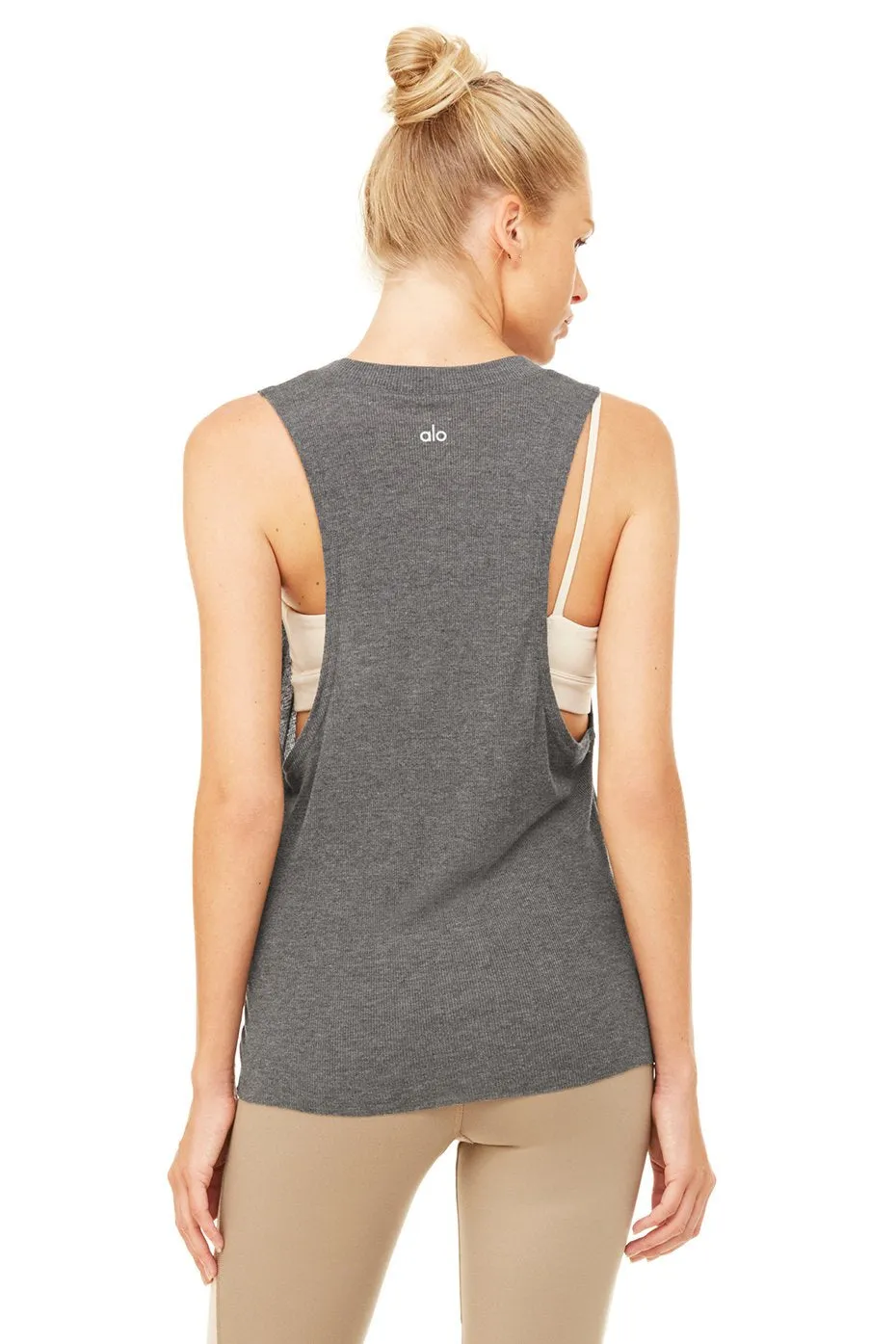 Heat-Wave Tank - Dark Heather Grey