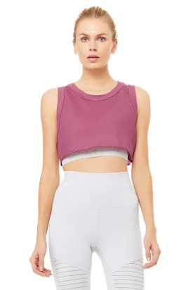 Inspire Crop Tank - Dragonfruit