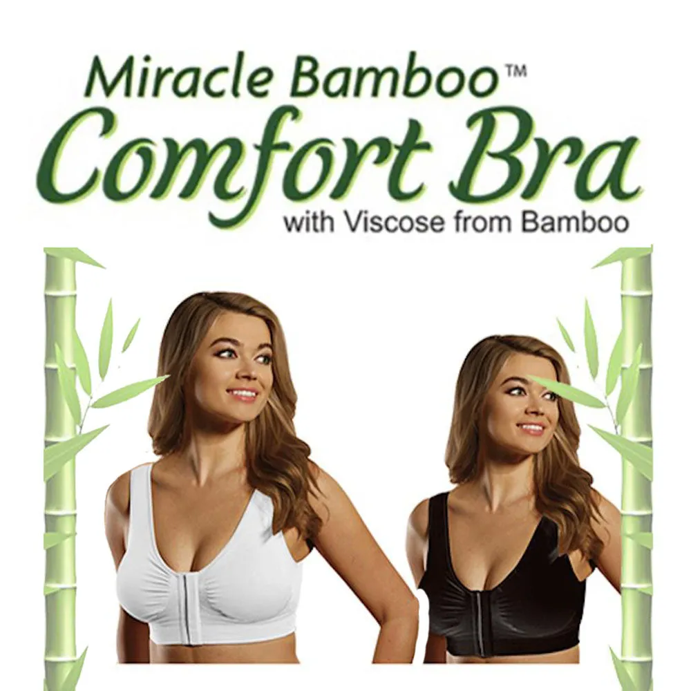 Miracle Bamboo Comfort Bra Deluxe - Set of 2 - 2XL (43-46" )