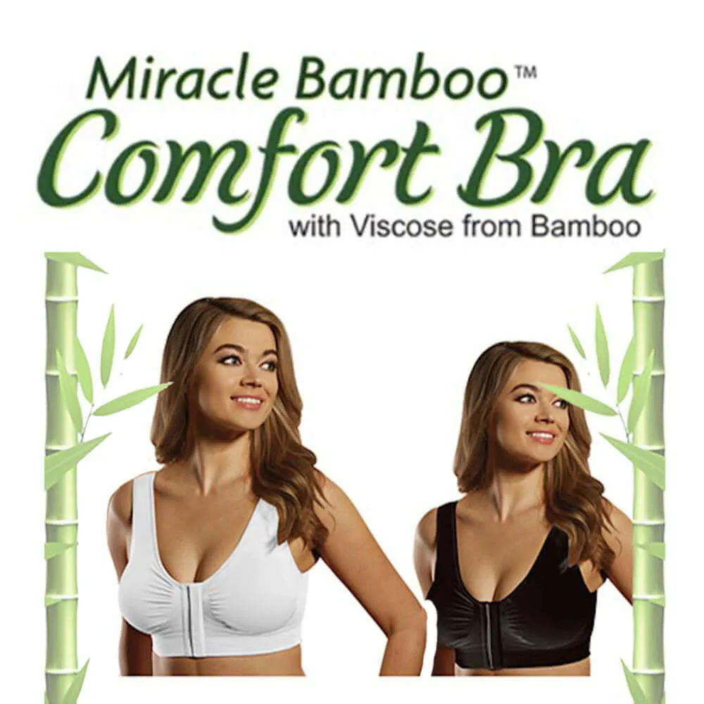 Miracle Bamboo Comfort Bra Deluxe - Set of 2 - 3XL (46-50")