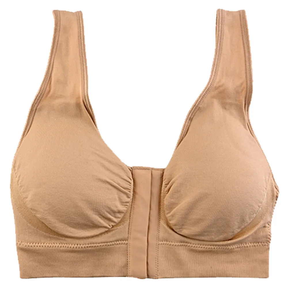 Miracle Bamboo Comfort Bra - Nude - Large (Bust 37-40)