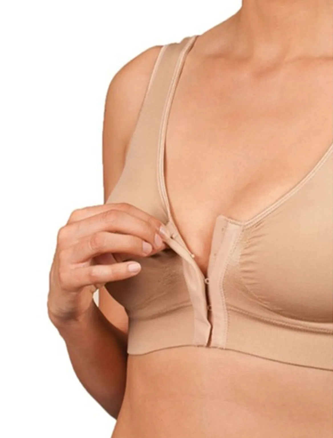 Miracle Bamboo Comfort Bra - Nude - Medium (Bust 35"-37"  )