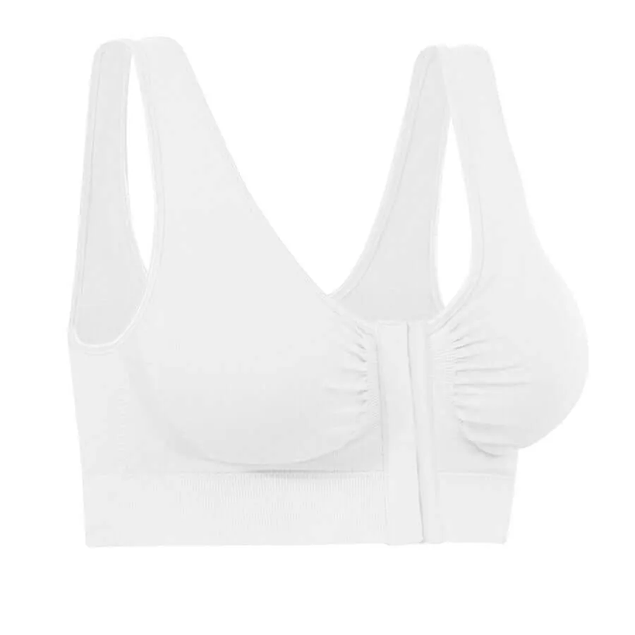 Miracle Bamboo Comfort Bra - White - 2XL ( Bust 43-46)