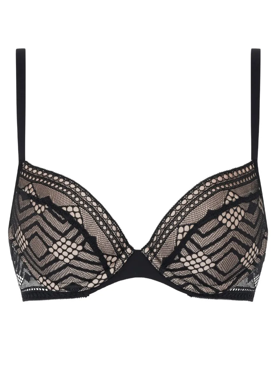 Ondine Push Up Foam Bra - Black