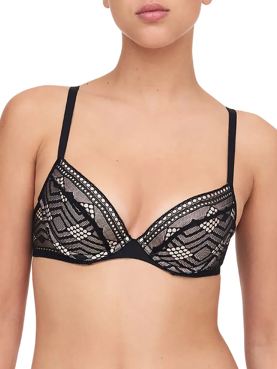 Ondine Push Up Foam Bra - Black