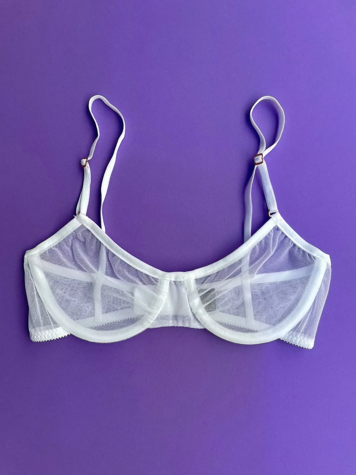 Only Hearts: Whisper Underwire Bra - White