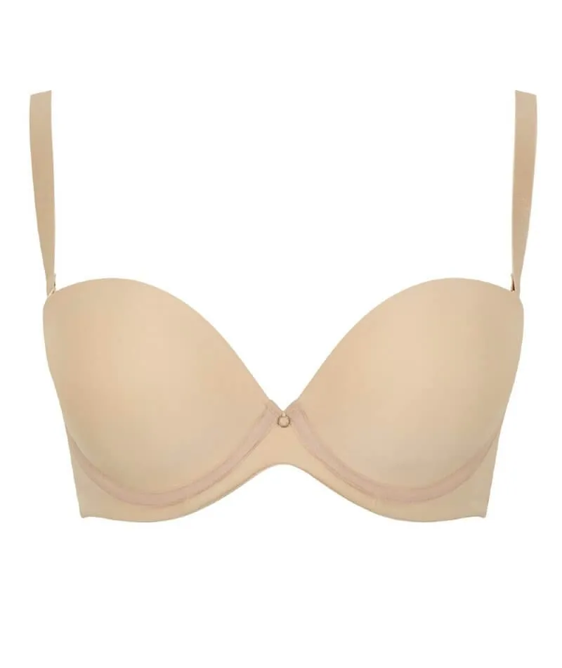 Panache Faith Moulded Strapless Bra - Latte