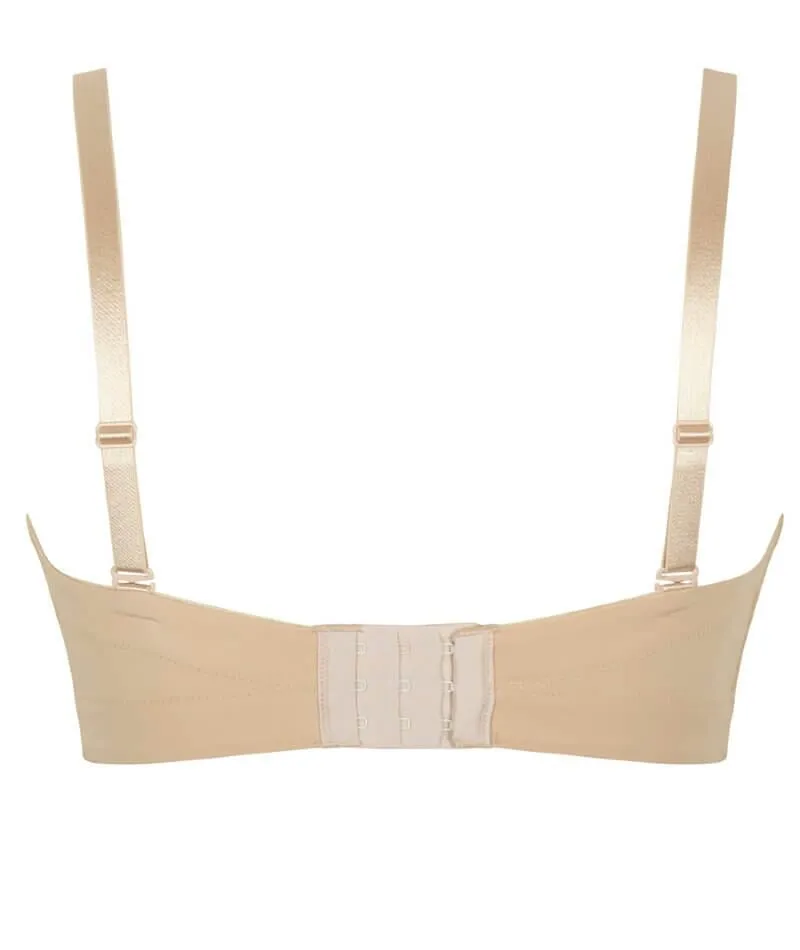 Panache Faith Moulded Strapless Bra - Latte