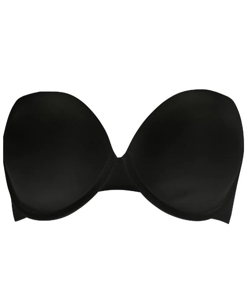 Panache Porcelain Elan Underwired Strapless Bra - Black