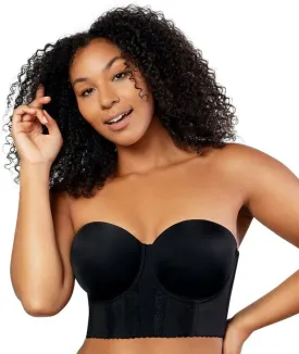 Parfait Elissa Seamless Underwire Padded Longline Strapless Bra - Black