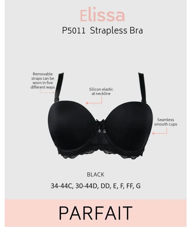 Parfait Elissa Underwired Strapless Bra - Black