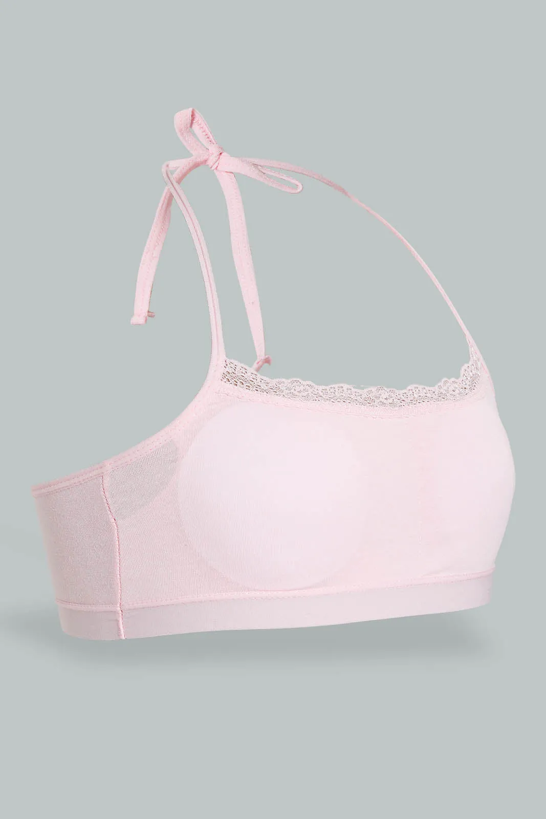 Pink And Blue Neck Strap Padded Bra (Pack of 2)