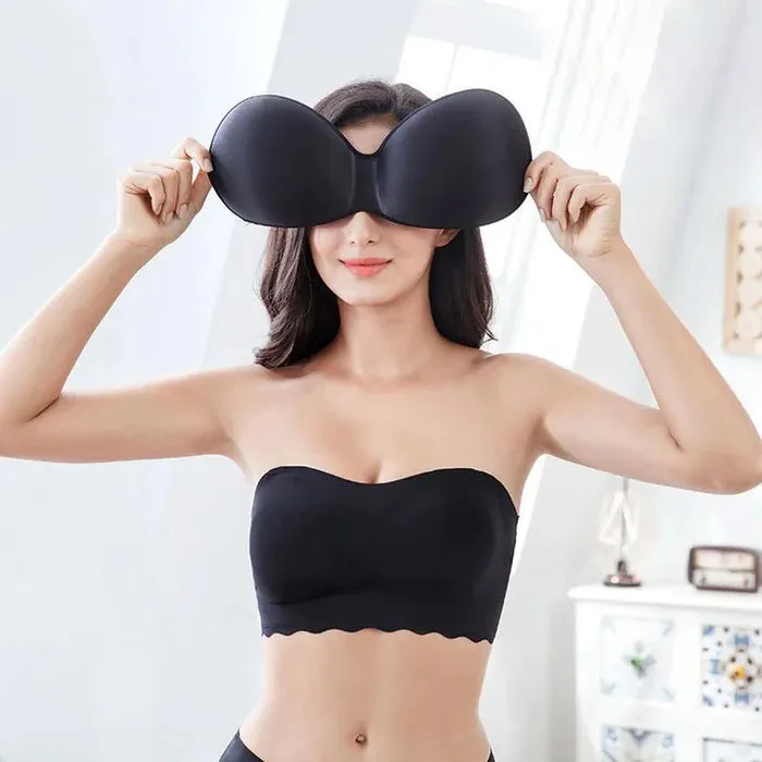 Plus Size Sexy Removable Strap Invisible Push Up Bra