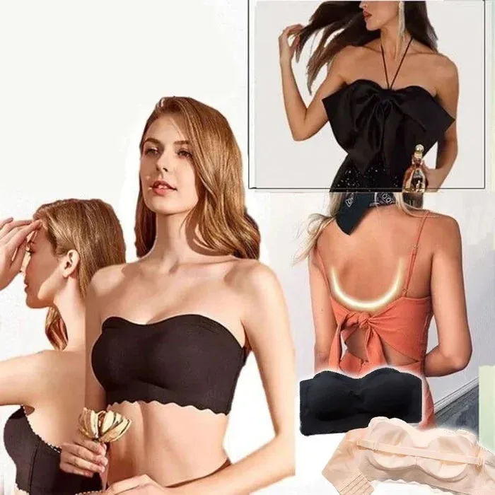 Plus Size Sexy Removable Strap Invisible Push Up Bra