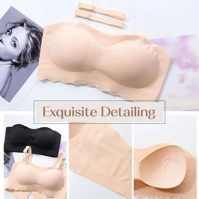 Plus Size Sexy Removable Strap Invisible Push Up Bra