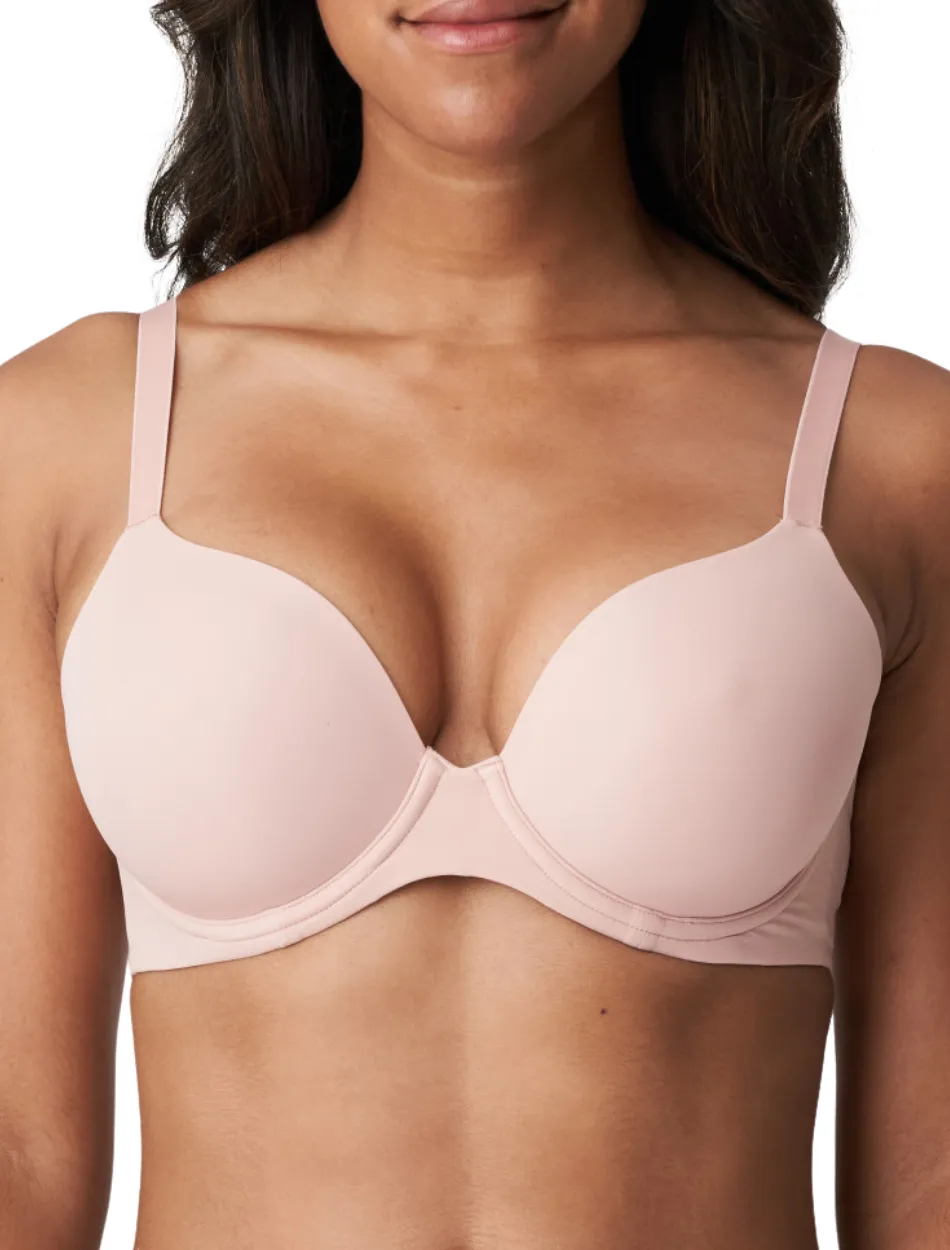 PrimaDonna Figuras Spacer Plunge Cup Wire Bra, Powder Rose | Rose Primadonna Figuras bra