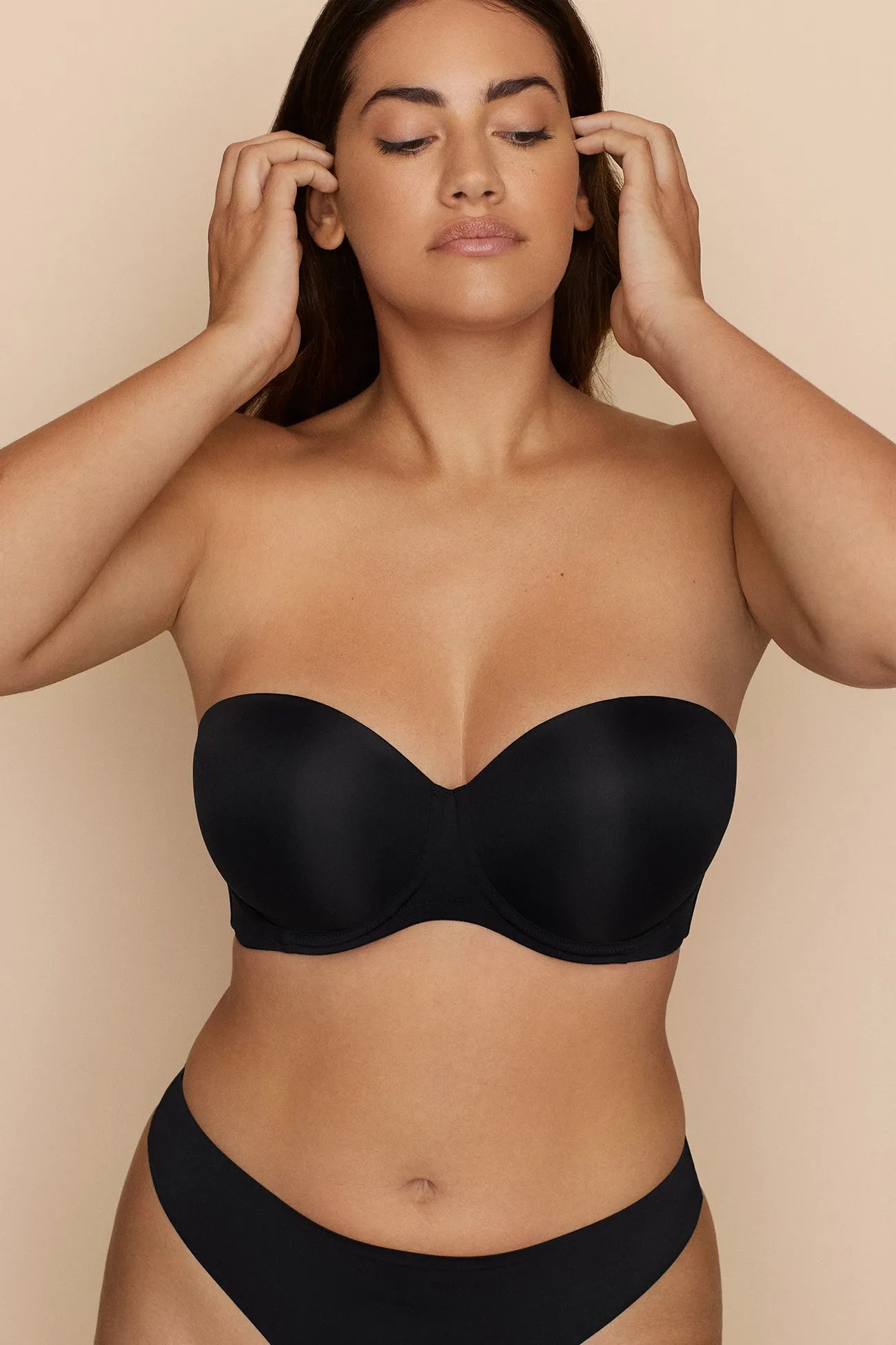 PrimaDonna Figuras Strapless Bra - Charcoal