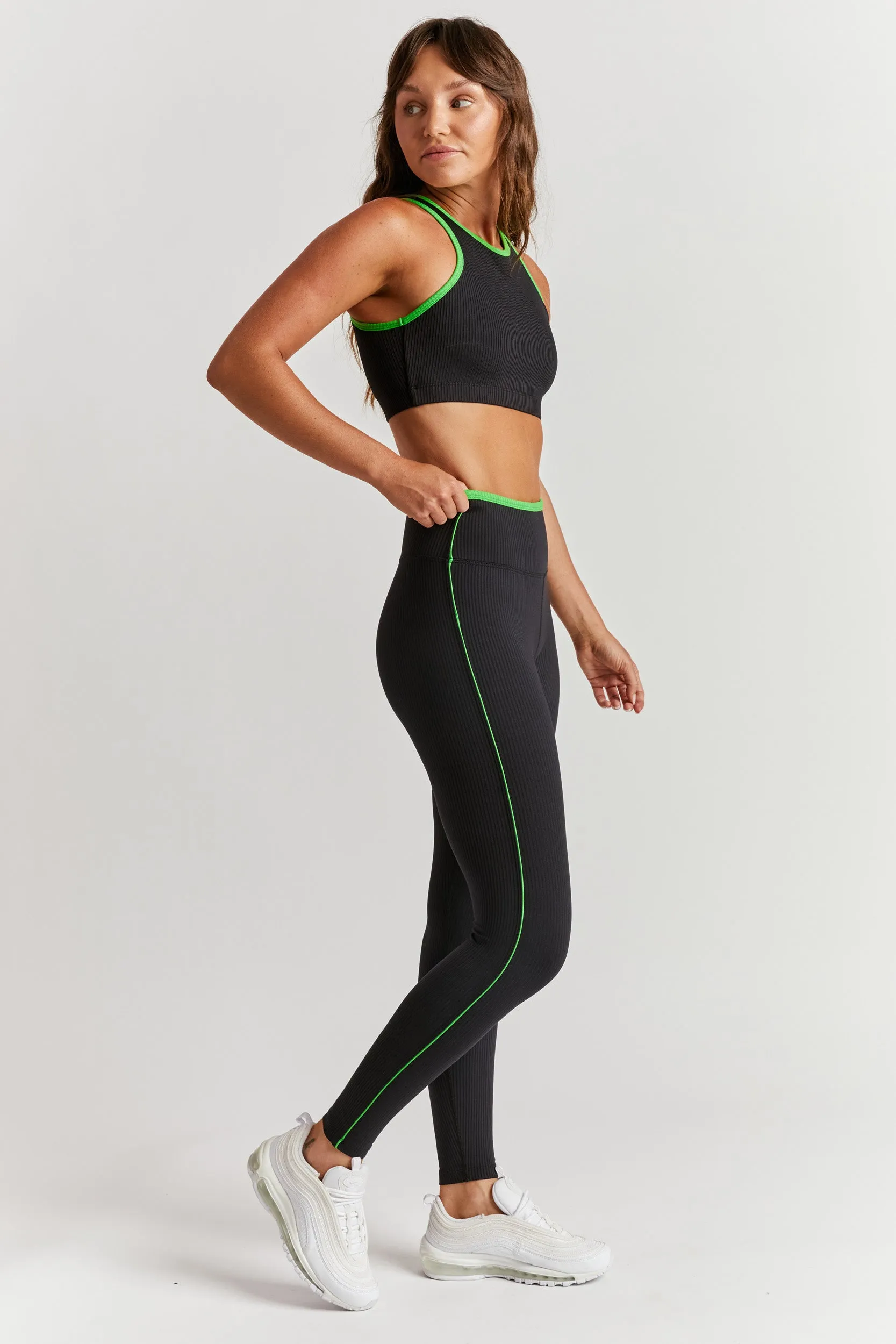 Ribbed Track Legging