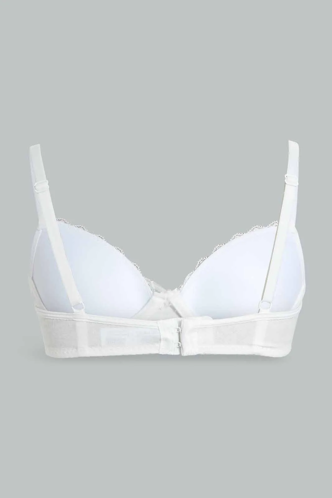 Senior Girls White Padded Bra (Pack of 2)