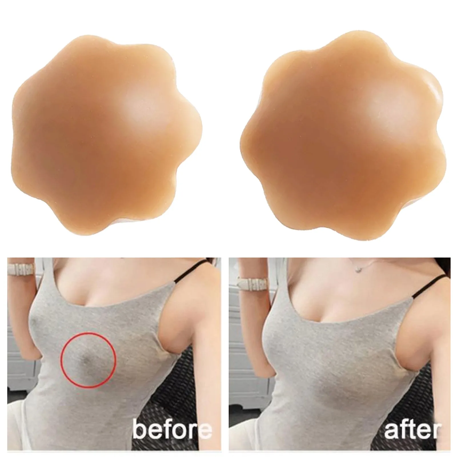 Silicone Nipple Cover - Mocha