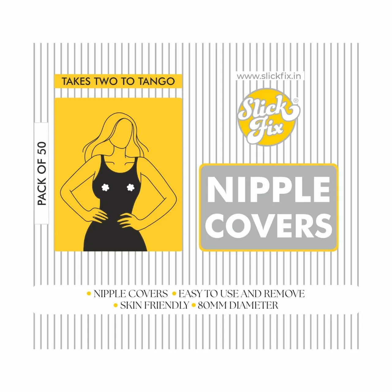 SlickFix Nipple Covers  (Color options available)