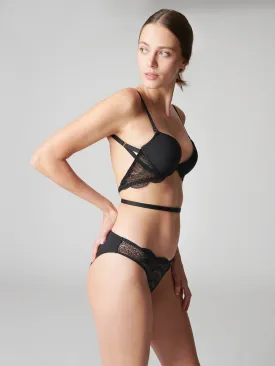 Soutien-gorge multi-positions dos nu - Noir