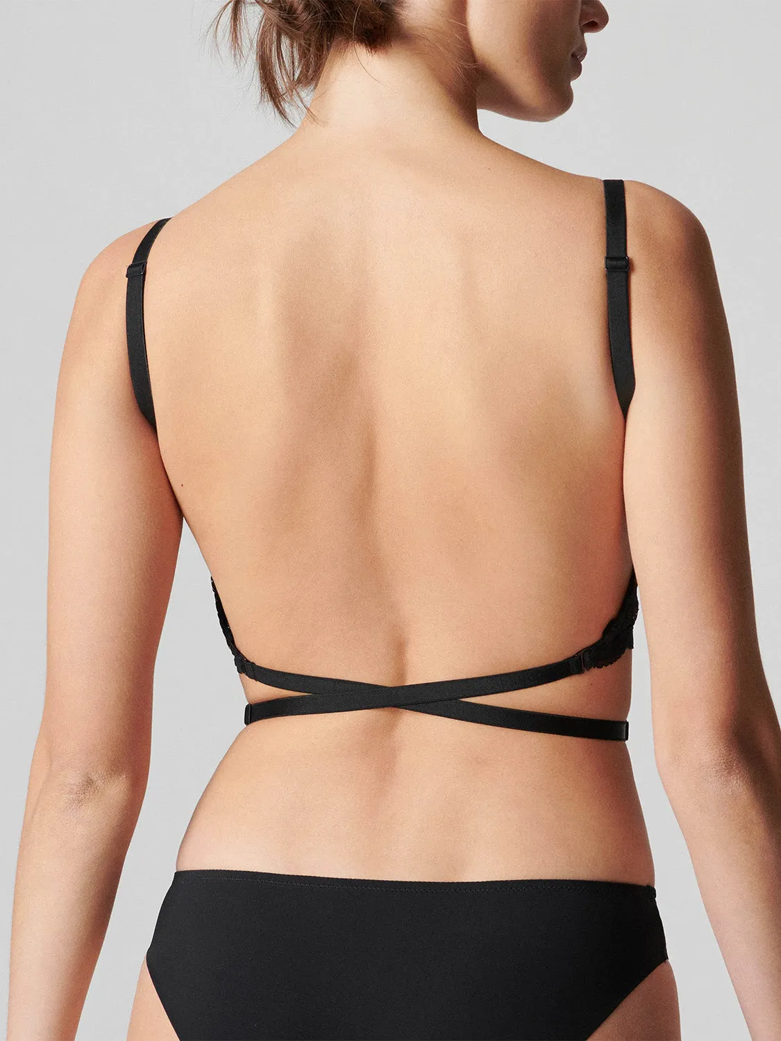 Soutien-gorge multi-positions dos nu - Noir