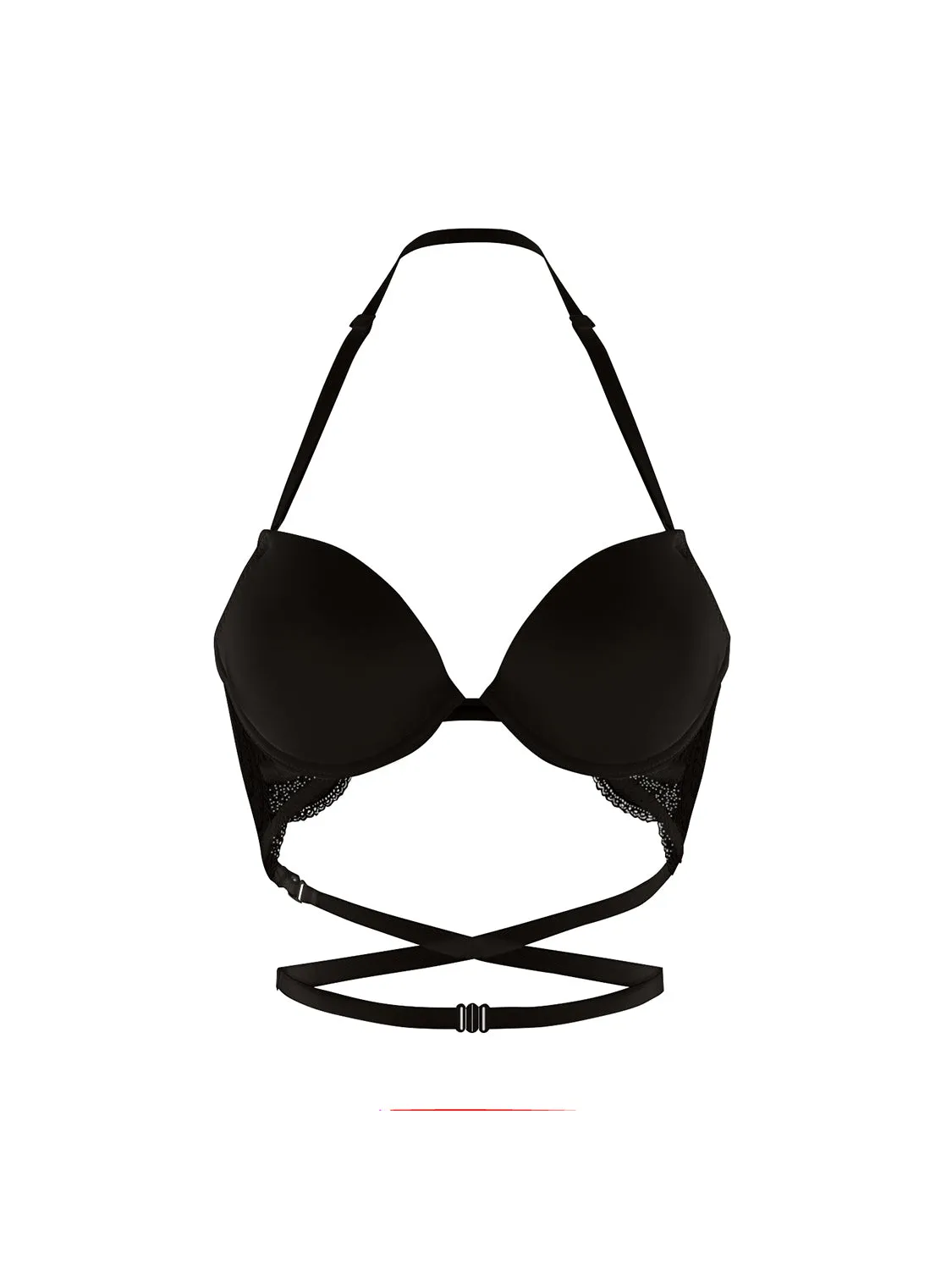 Soutien-gorge multi-positions dos nu - Noir