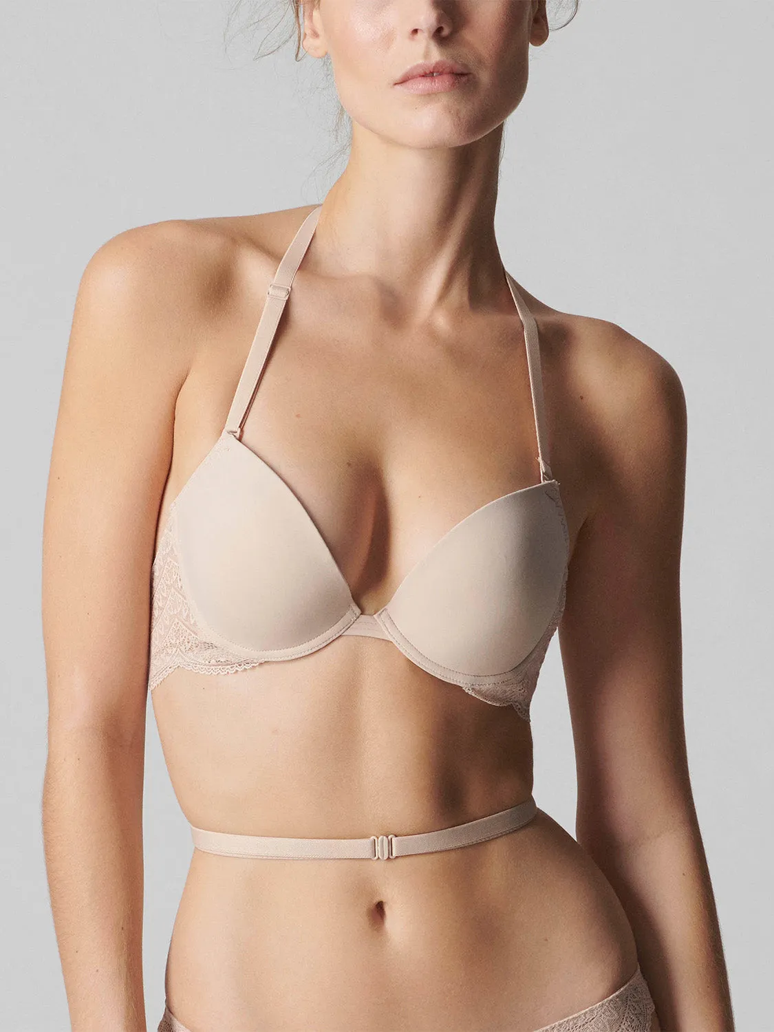 Soutien-gorge multi-positions dos nu - Peau Rosée