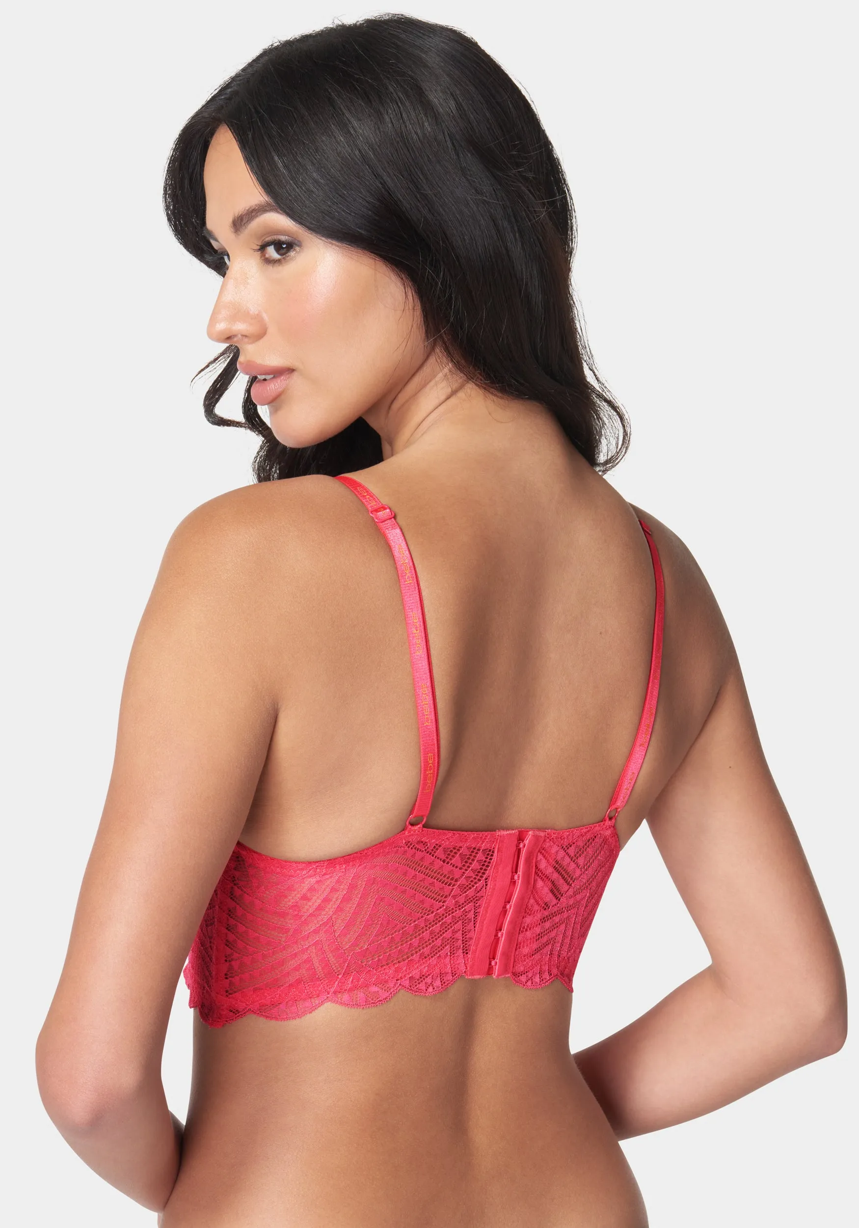 Two Pack Longline Lace Bra