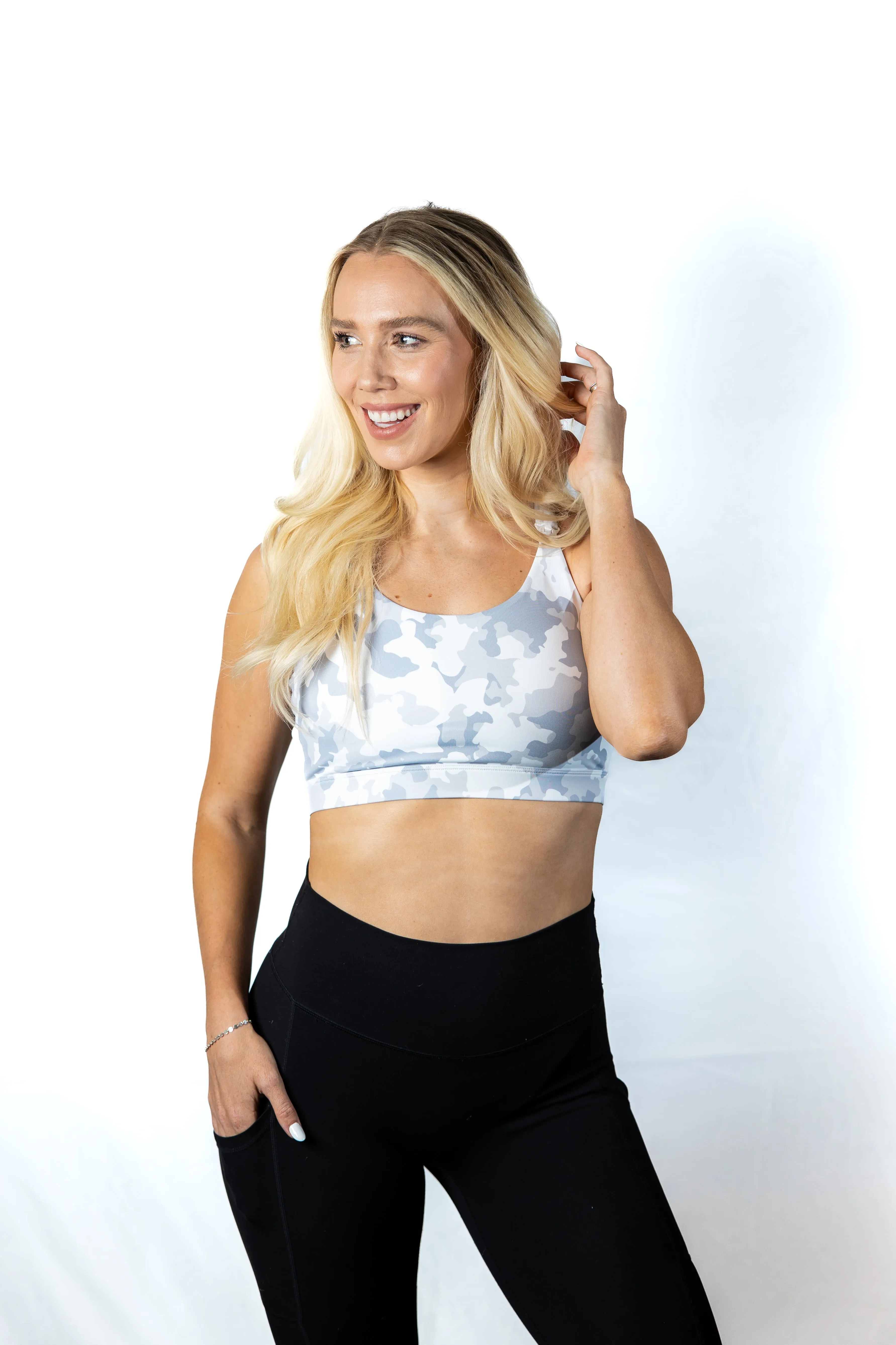 Ultra Comfort Active Nursing Bra (White Camo)