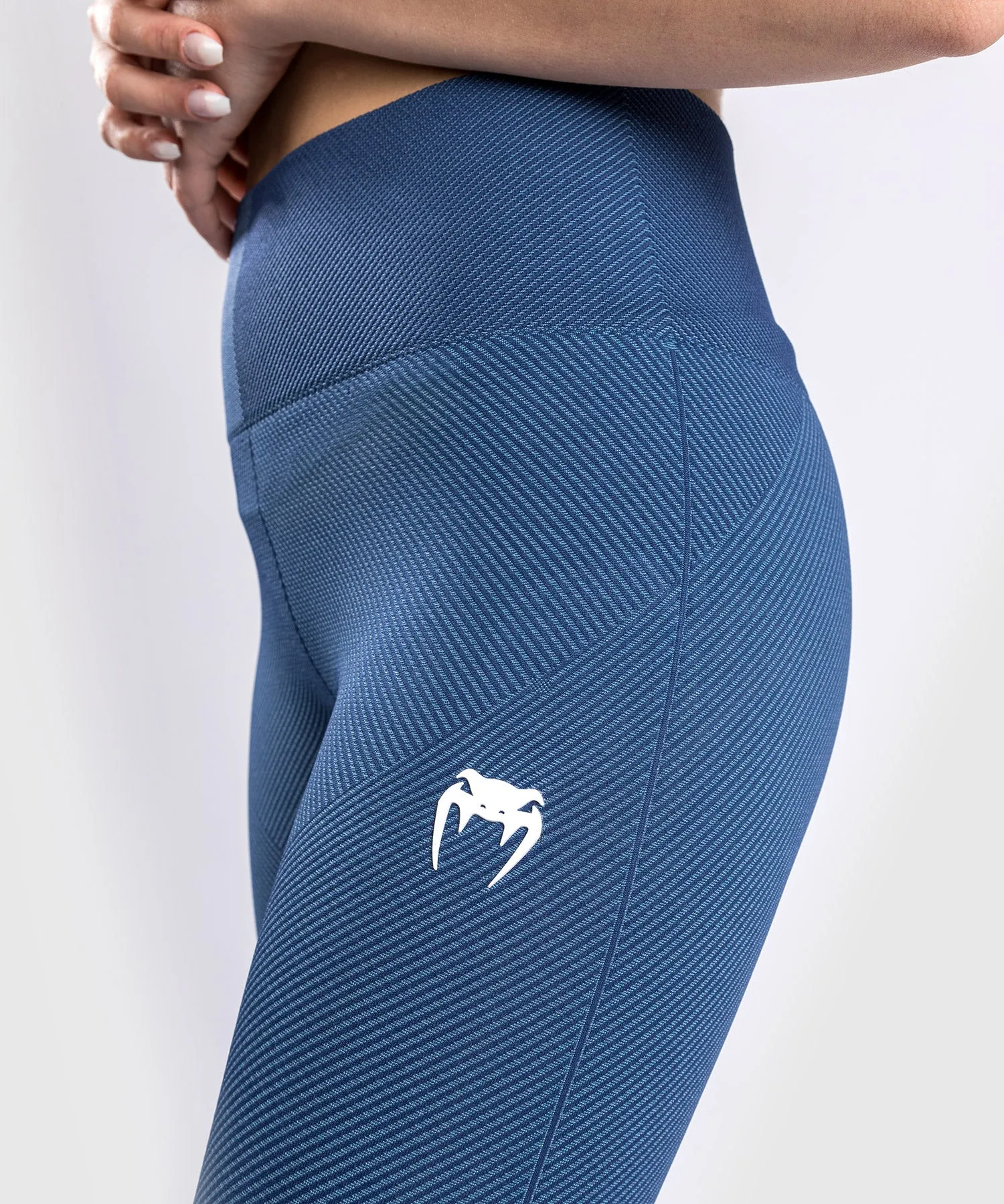 Venum Sparring Seamless 7/8 Leggings - For Women - Navy Blue