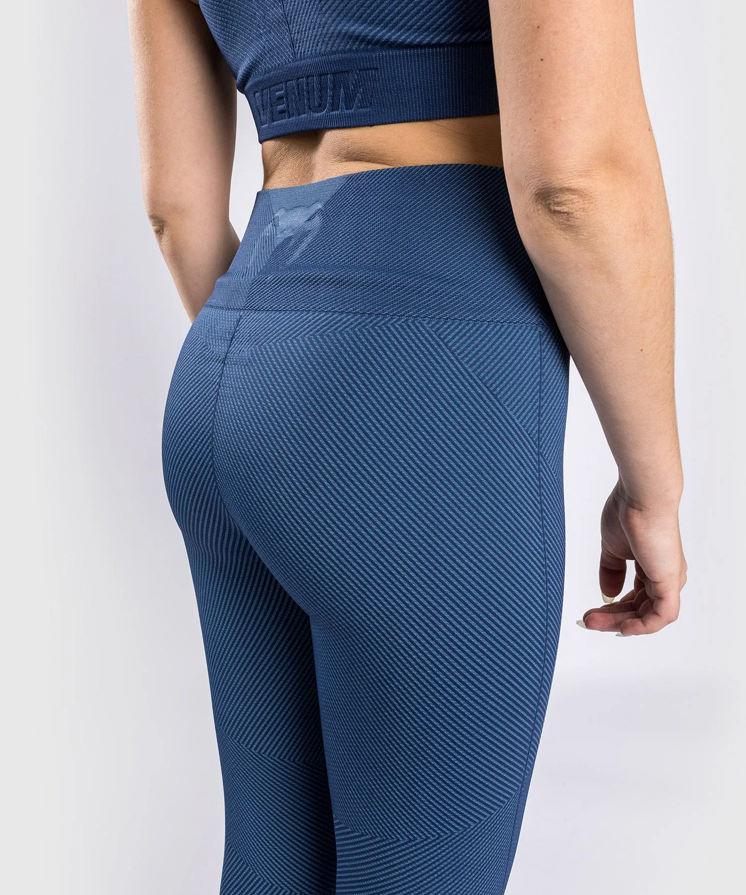 Venum Sparring Seamless 7/8 Leggings - For Women - Navy Blue