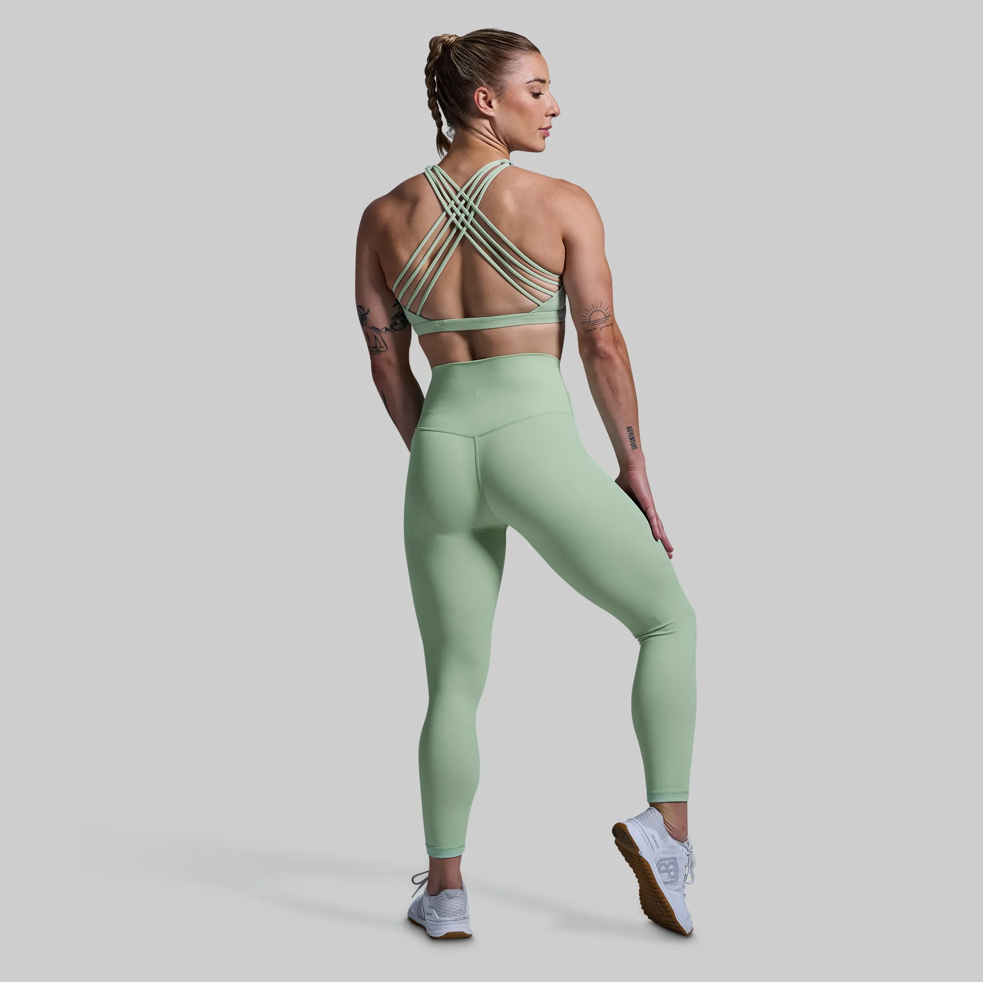 Vitality Sports Bra (Cameo Green)